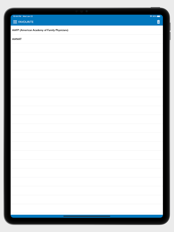 Offline Medical Dictionary iPad screenshot