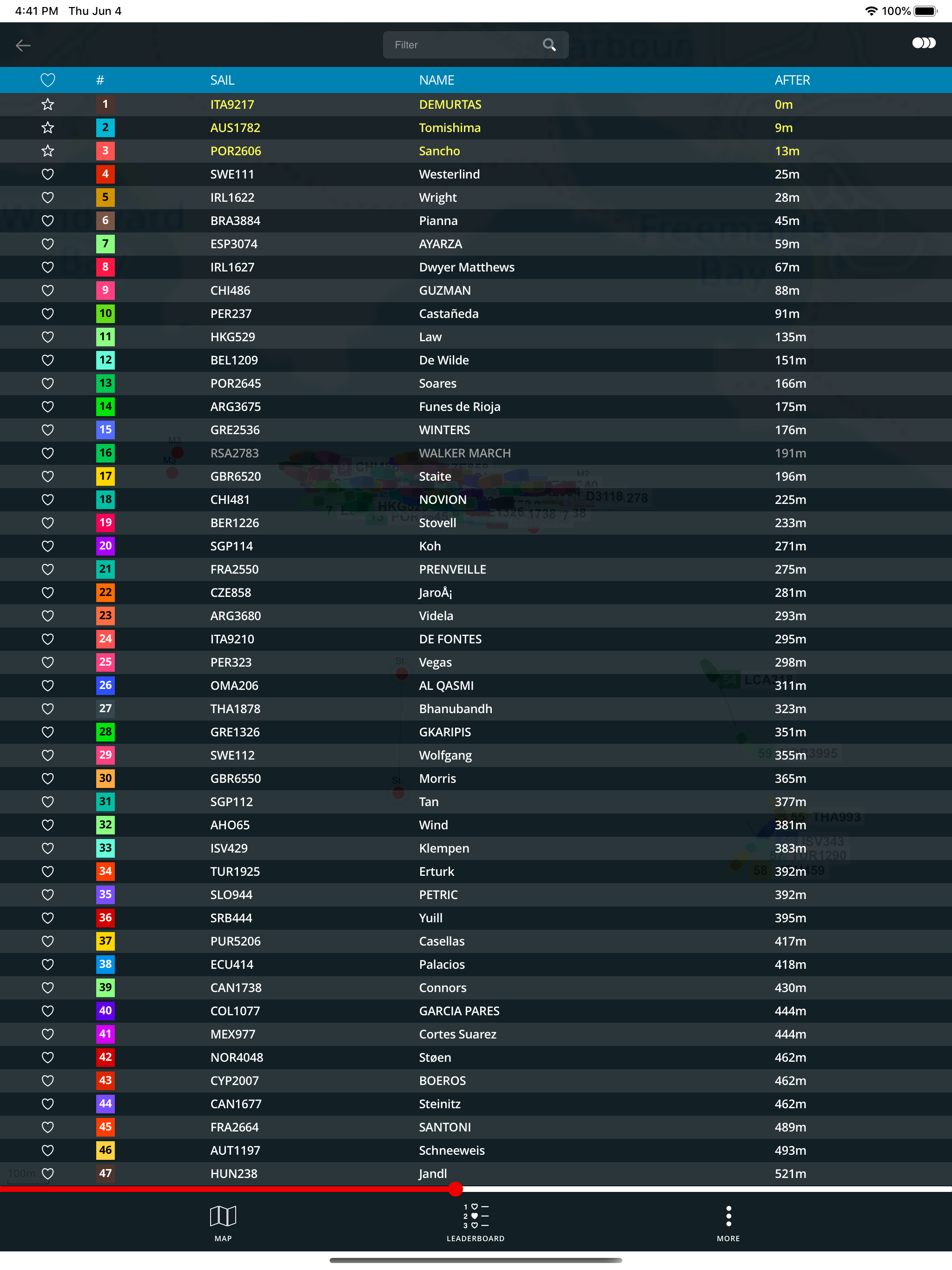 TracTrac screenshot 8