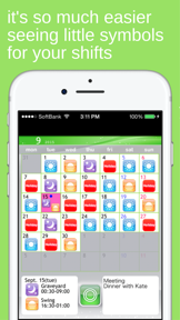 Shift Planning Calendar screenshot