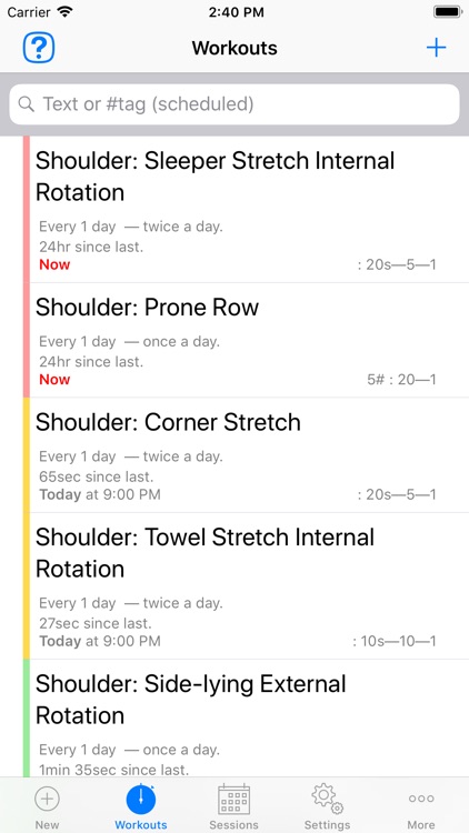PT Timer: Stretch & Exercise