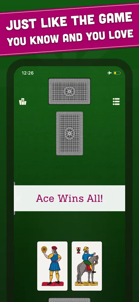 Ace Wins All Classic Card Game