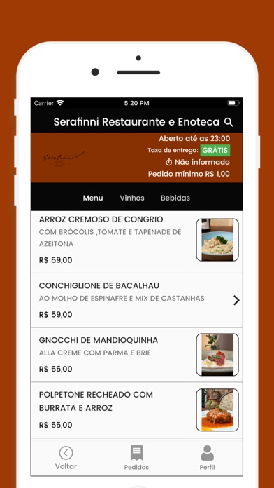 Screenshot #2 pour Serafinni Restaurante Delivery