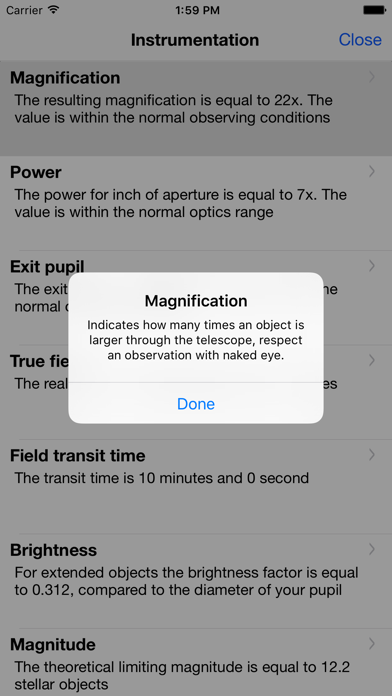 Screenshot #3 pour iOculari - Telescope