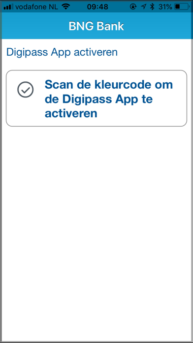 BNG Bank Digipass App Screenshot
