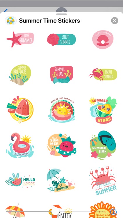 It's Summer Time Stickers