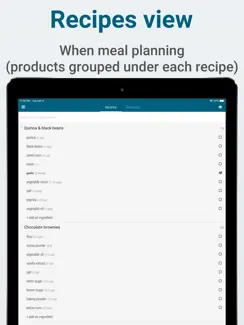 PivotList: Smart Grocery List iPad image 2