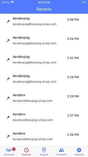 OnSIP screenshot 4
