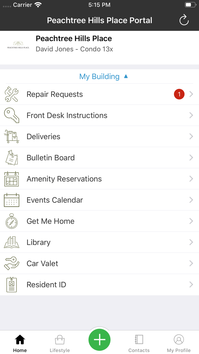 Peachtree Hills Place Portal