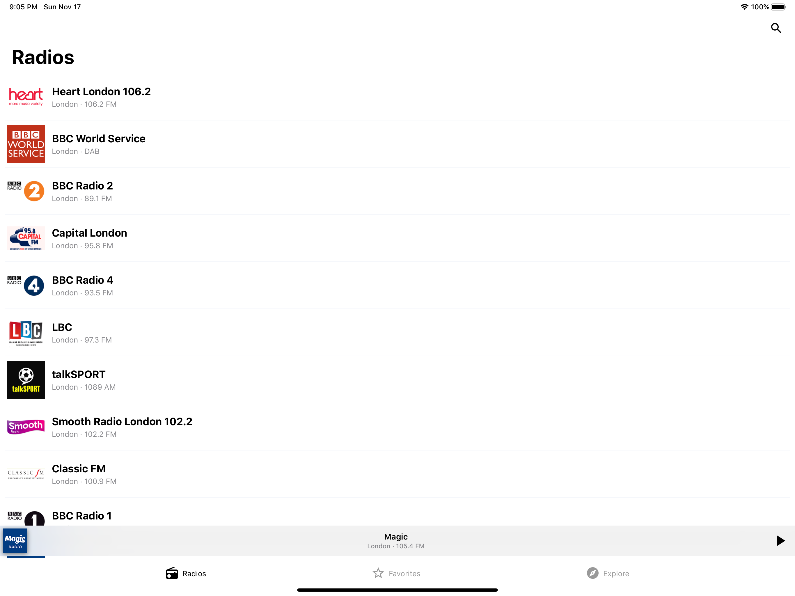 Radio UK - Live FM stations screenshot 8