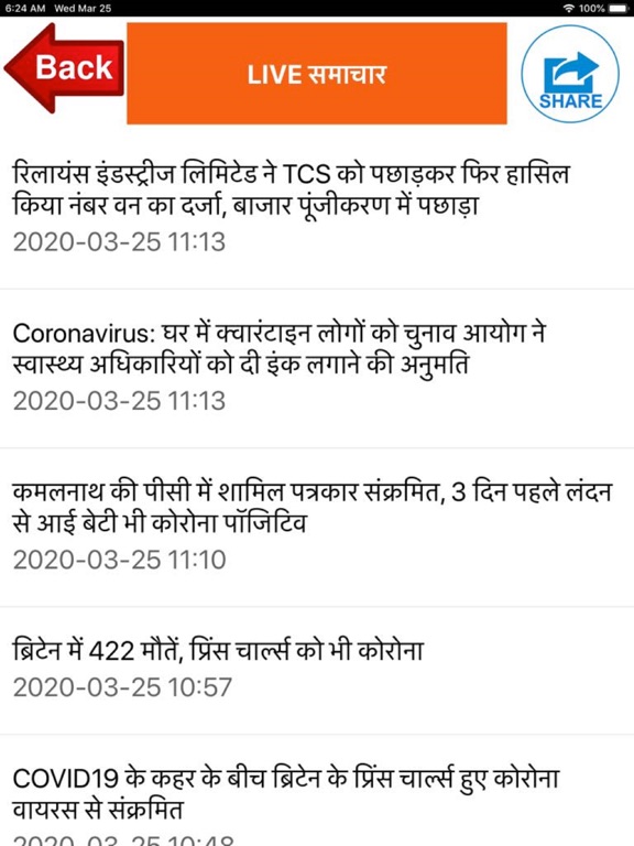 Screenshot #6 pour News in Hindi