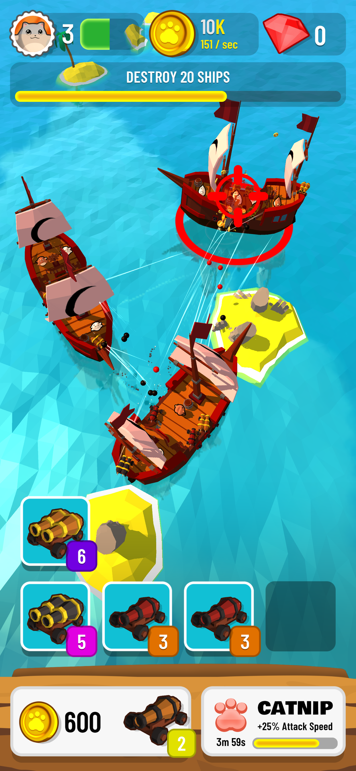 Merge Pirate Cats