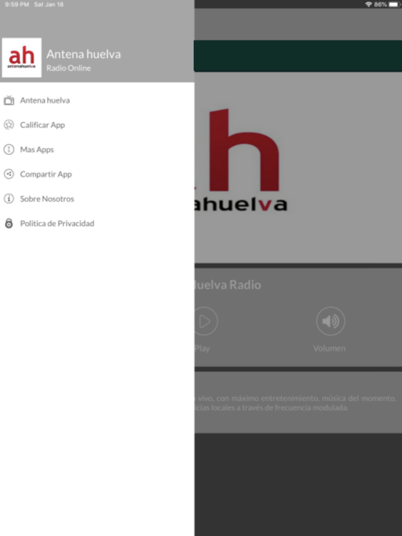 Screenshot #6 pour Antena Huelva Radio