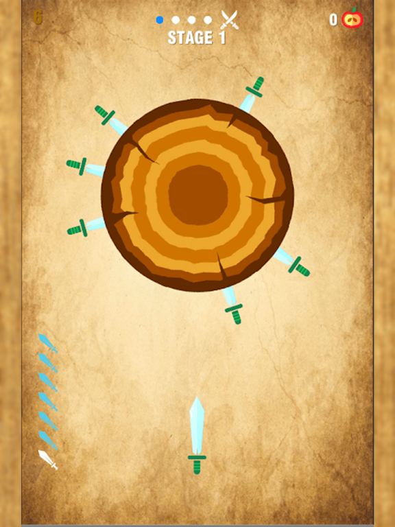 Screenshot #4 pour Knife Games Throw Hit Target
