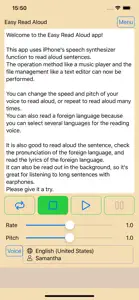 Easy Read Aloud screenshot #1 for iPhone