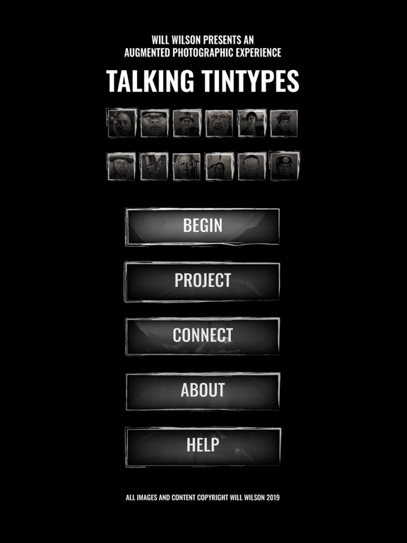 Talking Tintypes iPad screenshot 1 - Education app
