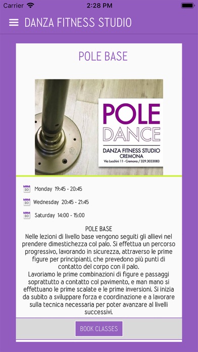 Screenshot #3 pour Danza Fitness Studio