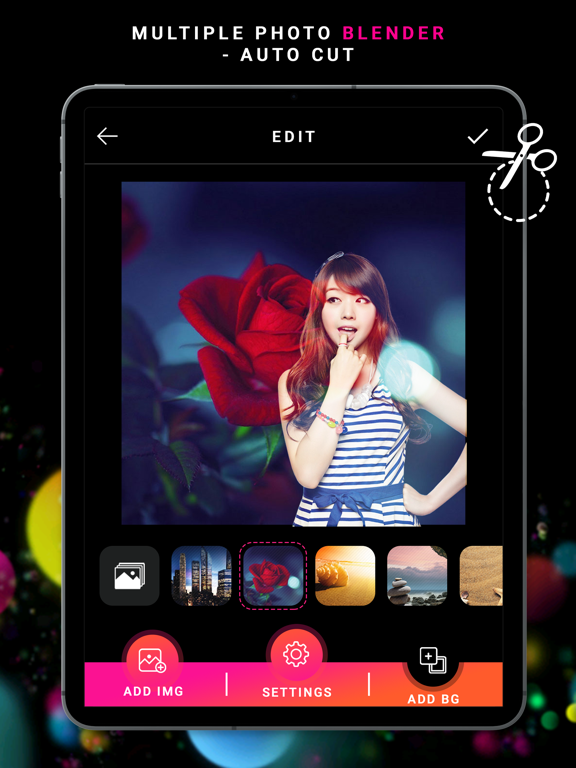 Screenshot #6 pour Multiple Image Blend- Auto Cut