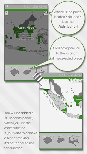 Indonesia Map Puzzle screenshot 3