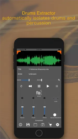 Drums Extractor - for musician screenshot 1