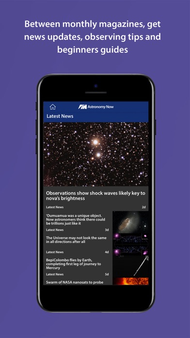 Astronomy Now Magazine Screenshot