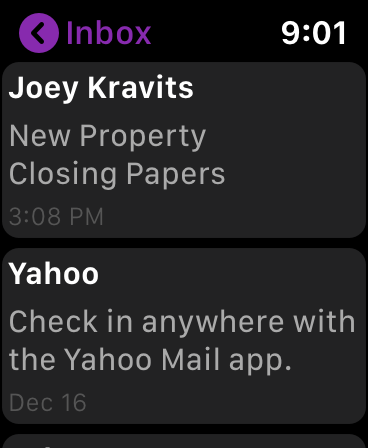 MiniMail for Yahoo Mail