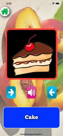 Game screenshot Food Flash Cards Quiz apk