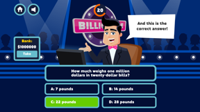 Billionaire Trivia: Money game screenshot