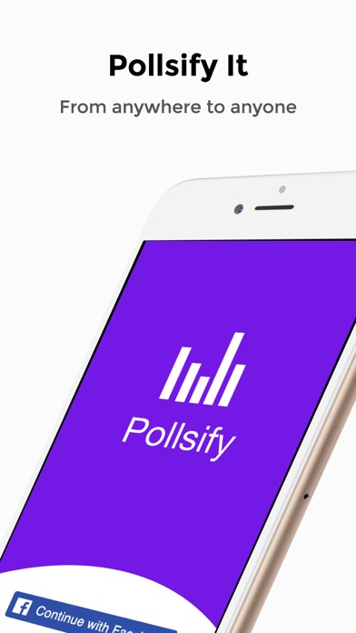 Screenshot #1 pour Pollsify - Polls with friends