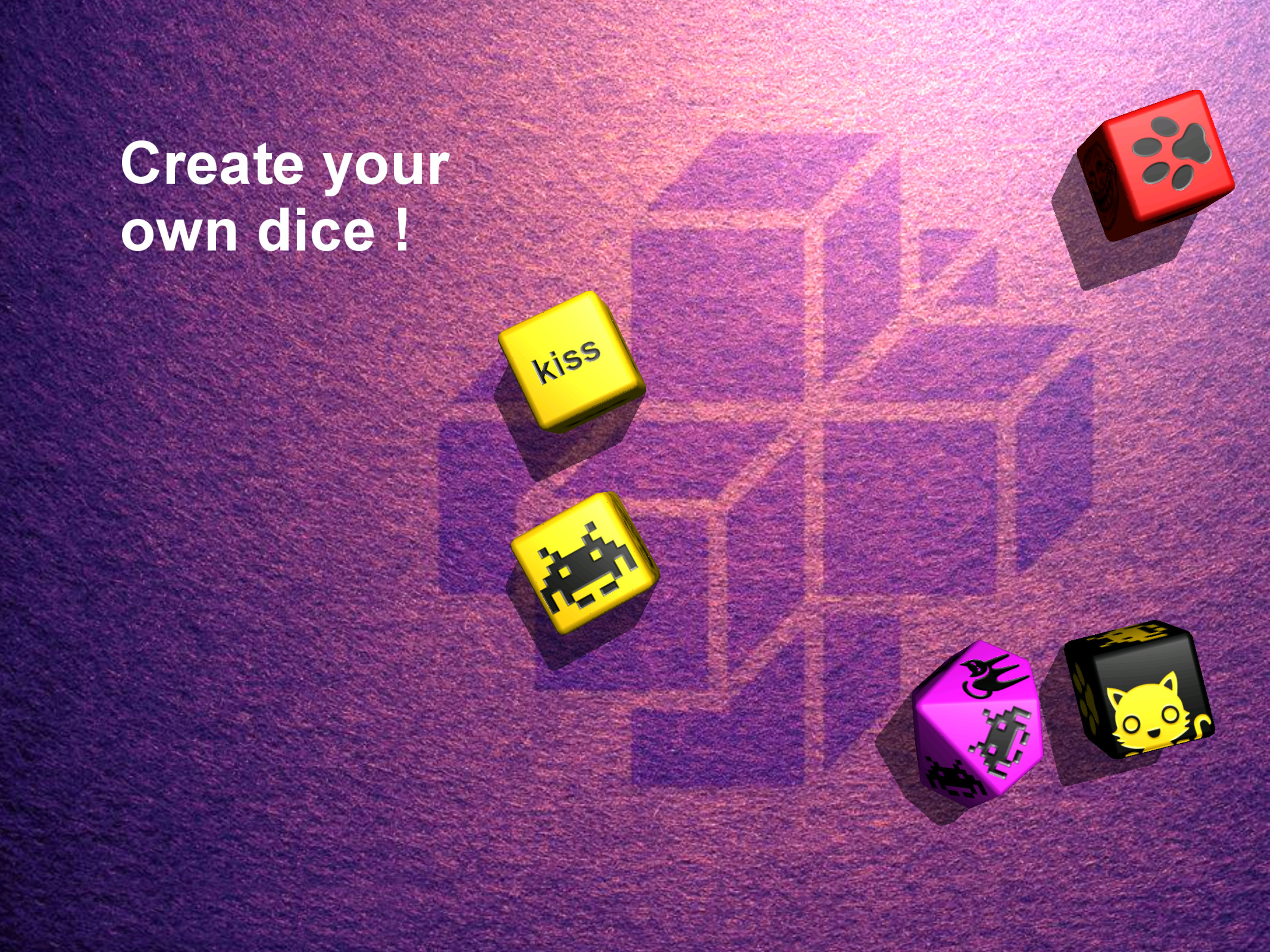Dice 3D 7pixels