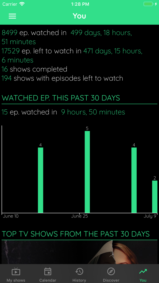#6. TV Show & Movie Tracker Trakt (iOS) 由: Jonathan ANTOINE