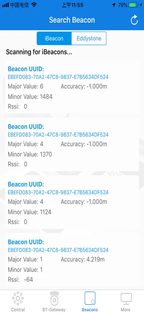 eBeacon:BLE Scanner