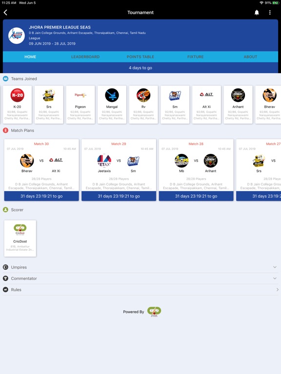 Screenshot #5 pour JPL - Jhora Premier League