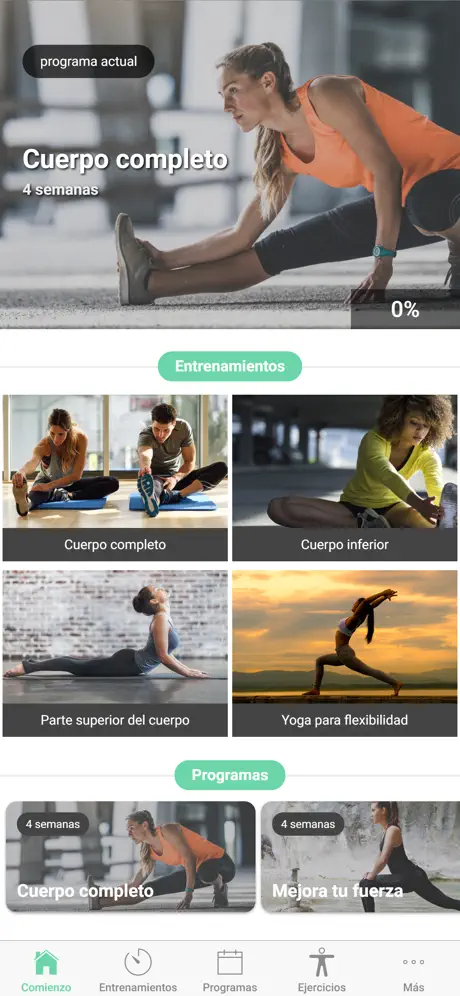 Ejercicios de estiramiento
