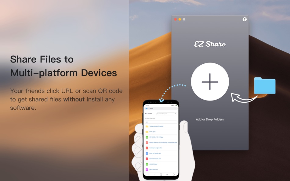 #1. EZ Share: Share Files & Photos (macOS) Podle: 元彬 蔡