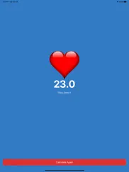 bmi calculator pro. ipad bildschirmfoto 2