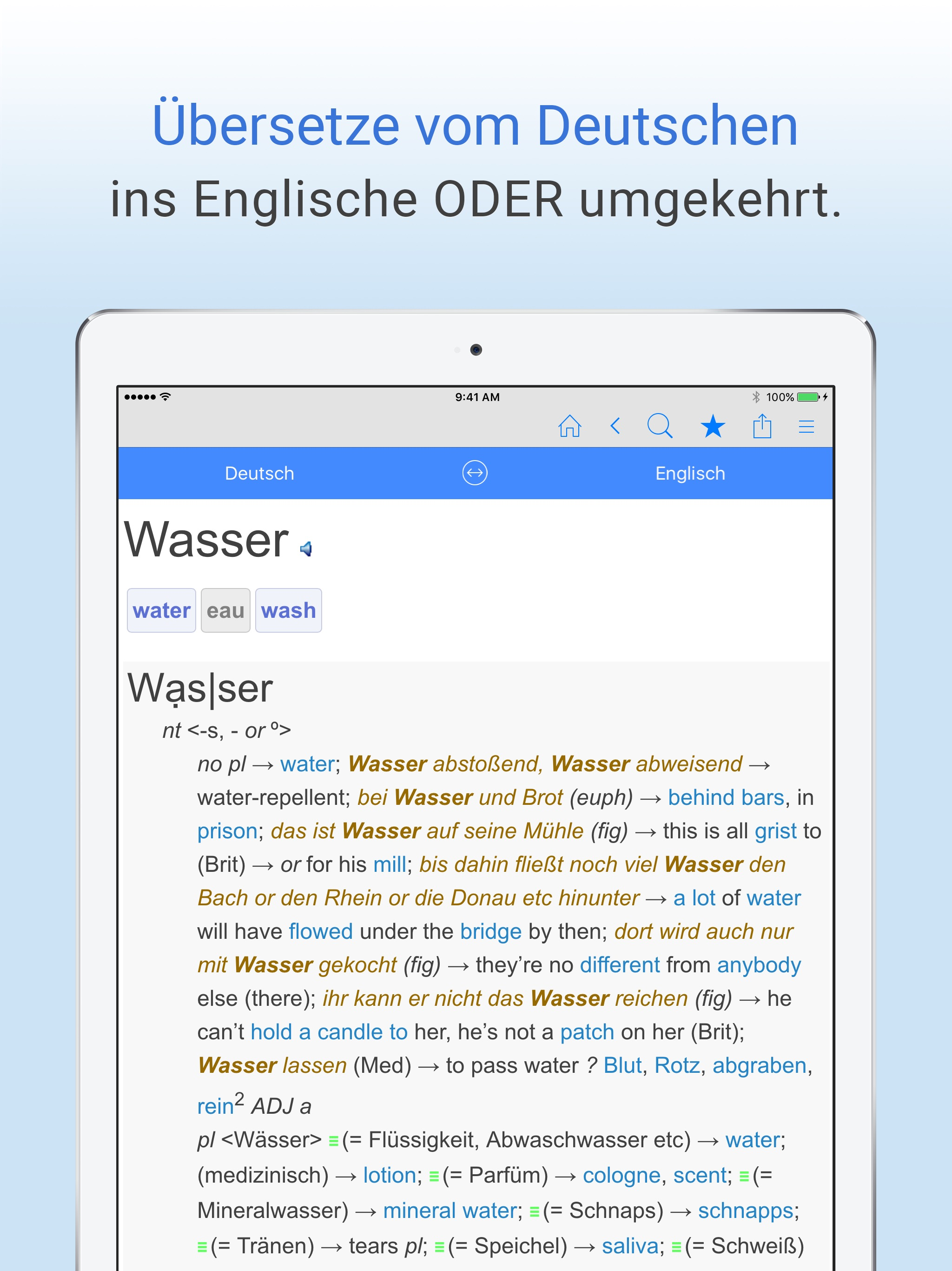 Deutsch-Englisch Wörterbuch. screenshot 6