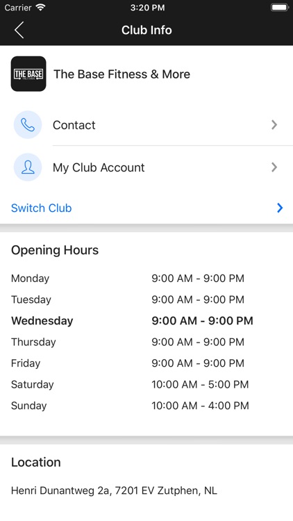 The Base Fitness and More App