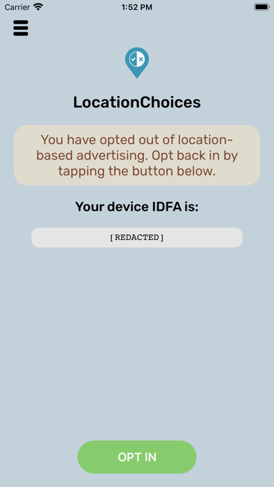 LocationChoices screenshot