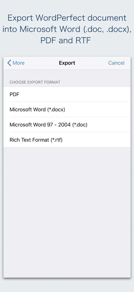 WPD Reader - for WordPerfect
