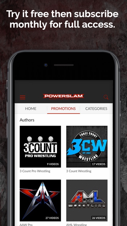 Powerslam Wrestling Network screenshot-3