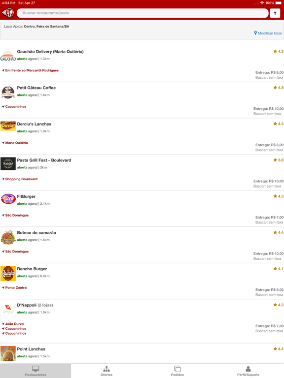 FS Delivery iPad screenshot 1 - Shopping app