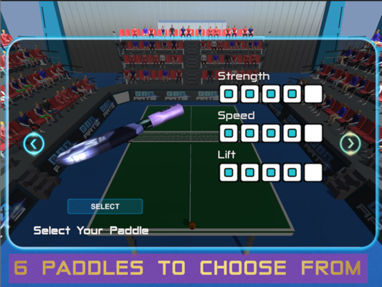 Table Tennis World Tournament iPad screenshot