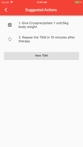 TEM Guide screenshot