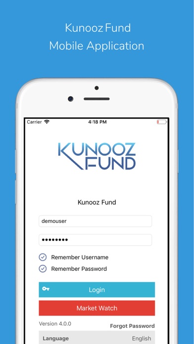 Screenshot #1 pour Kunooz Fund