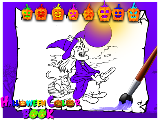 Screenshot #5 pour Halloween pages à colorier