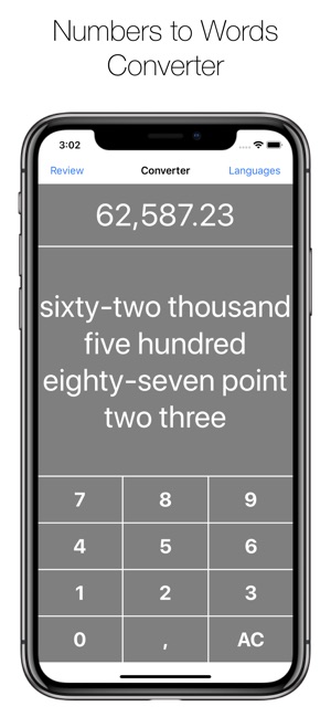 Numbers to Words Converter