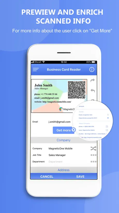 Business Card Reader 4 GSheets