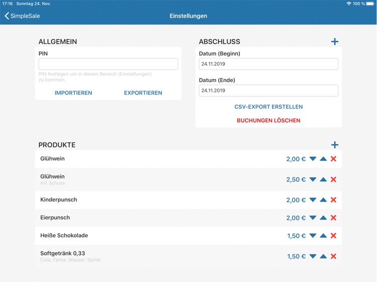 SimpleSale - Kassensystem