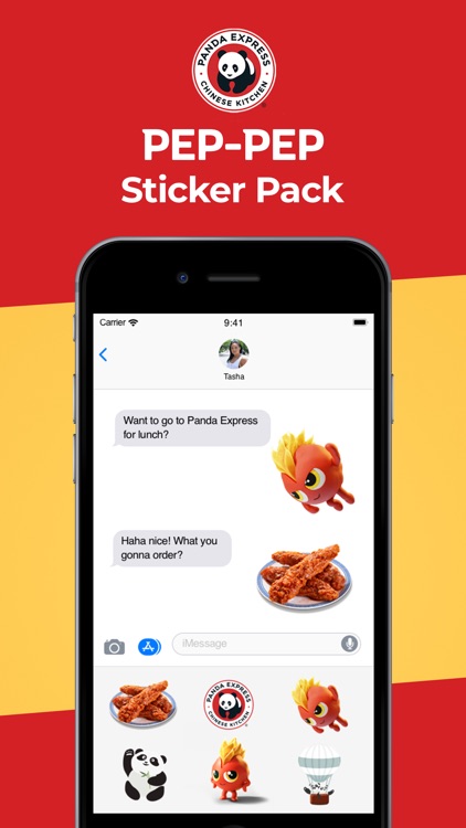 Panda Express Pep-Pep Stickers