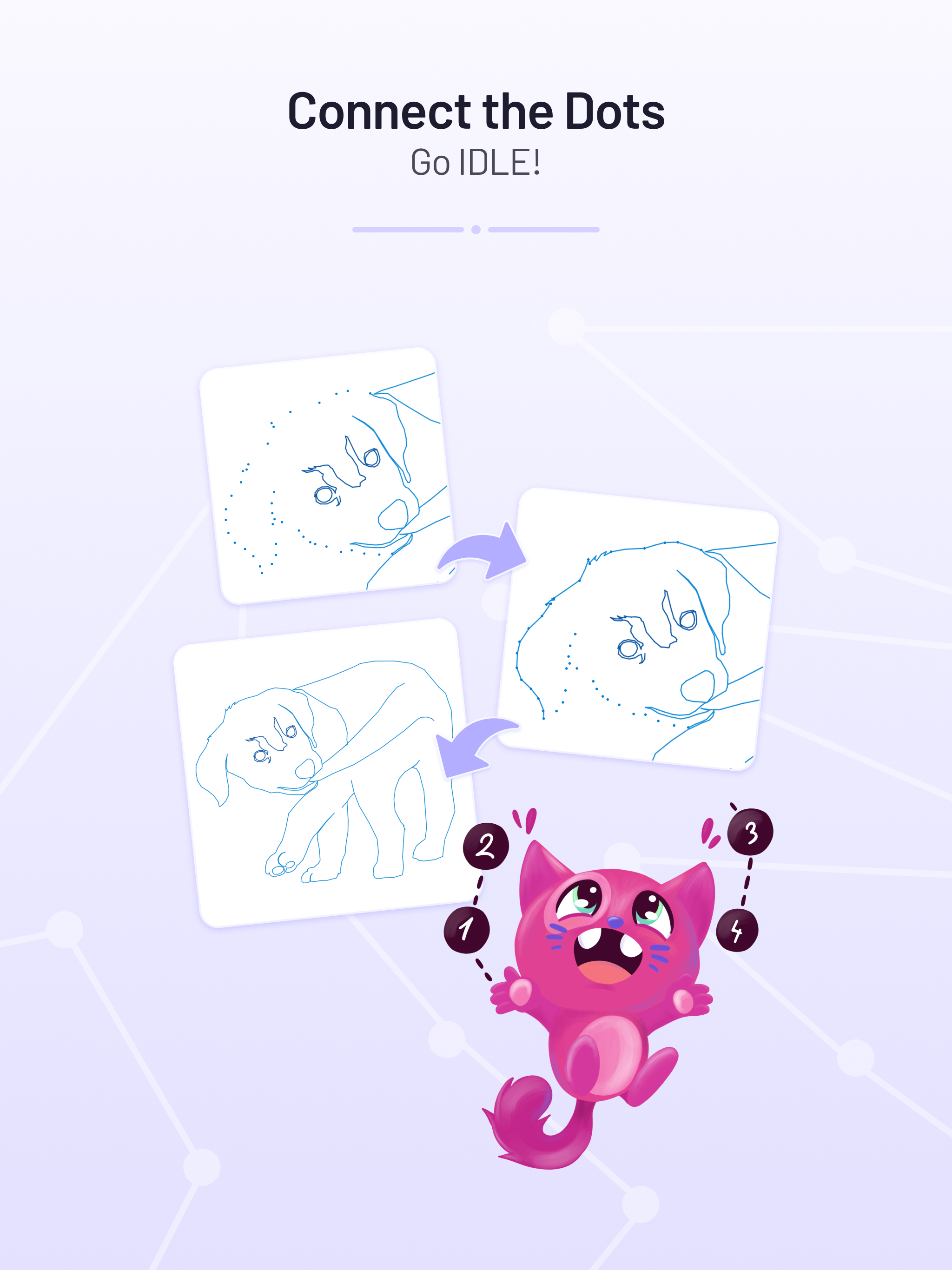 Idle Dot to dot - Connect dots screenshot 8